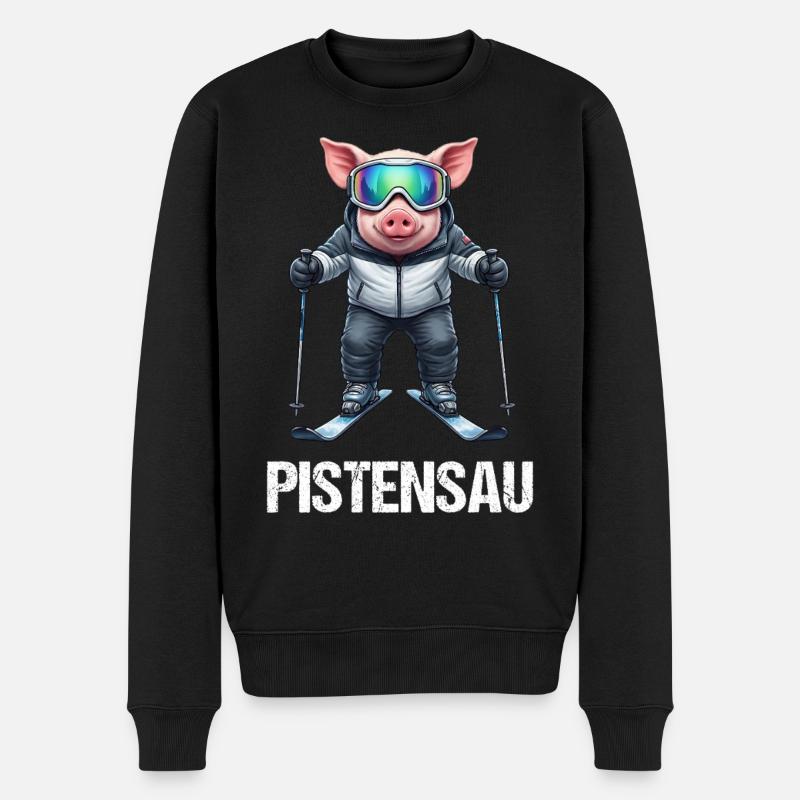 Pistensau - Pull Premium bio Homme - noir