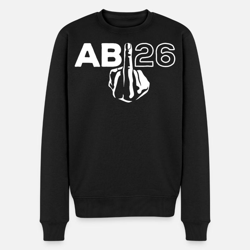 ABI 2026 Mittelfinger Abitur - Geschenk - Männer Premium Bio Pullover - Schwarz