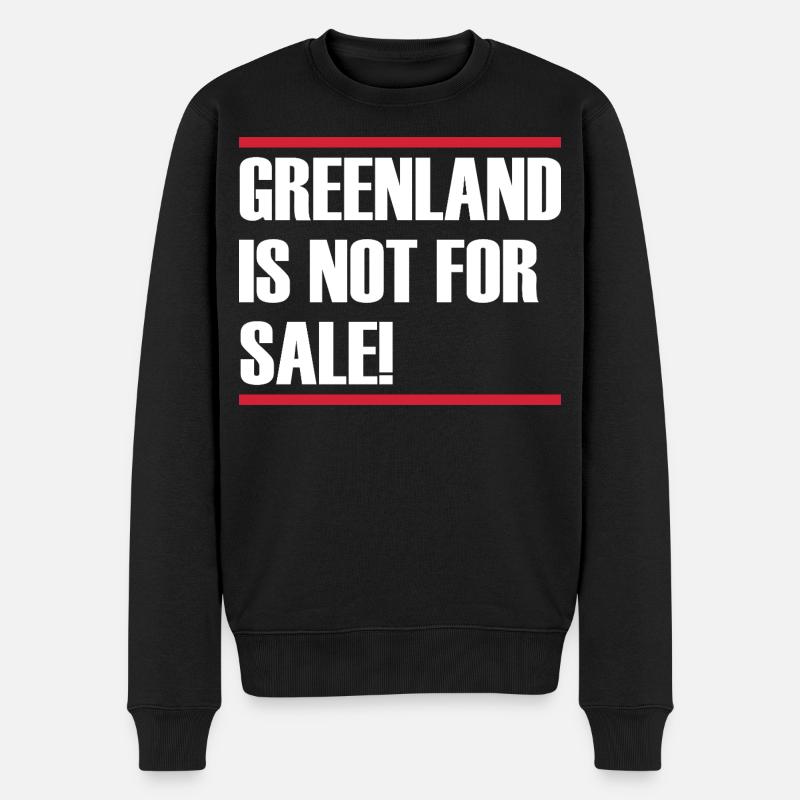 Le Groenland n’est pas à vendre - Pull Premium bio Homme - noir