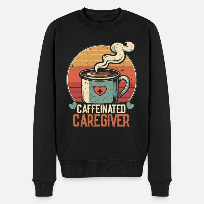Pflegerin Pfleger Altenpflege - Männer Premium Bio Pullover - Schwarz
