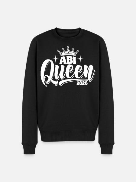 Abi Queen 2026 - Abitur - Spruch - Men's Premium Organic Jumper - black