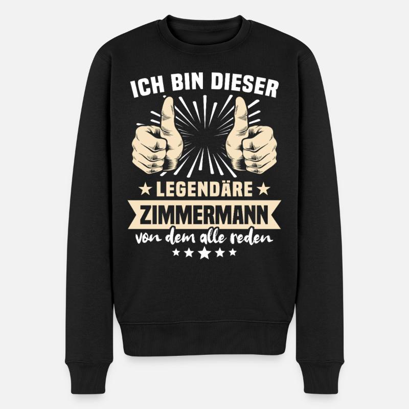 Dictons de Zimmermann - Pull Premium bio Homme - noir