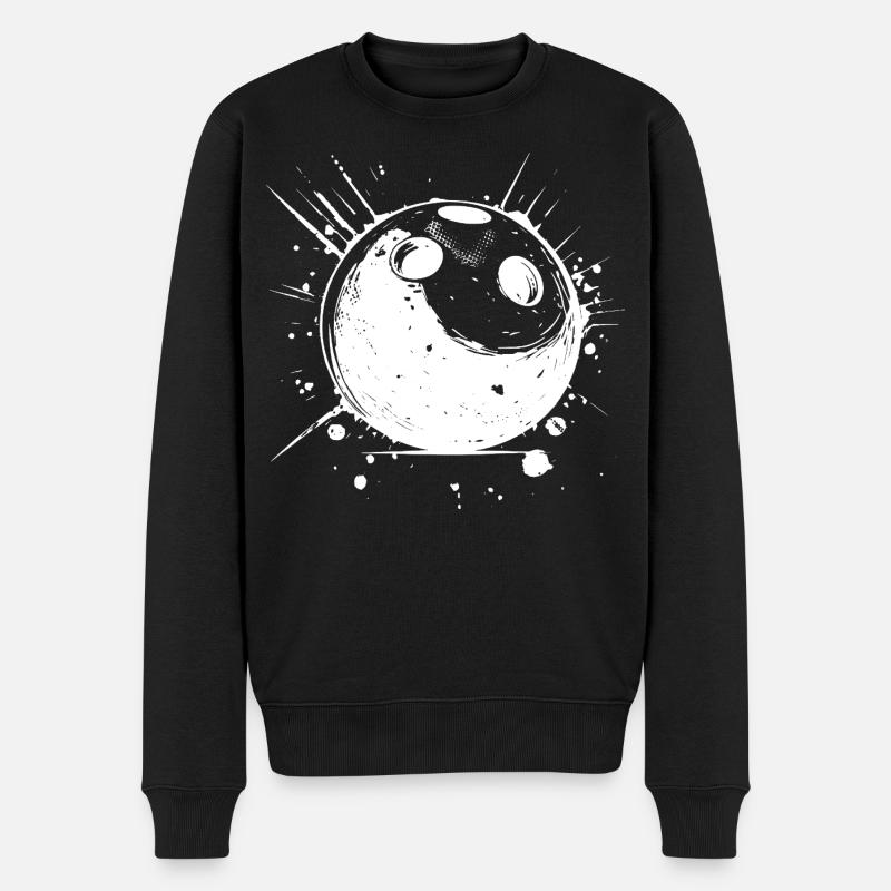Croquis de bowling - Pull Premium bio Homme - noir