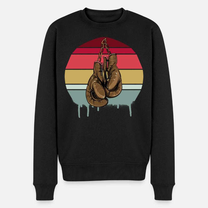 Gants de boxe - Pull Premium bio Homme - noir