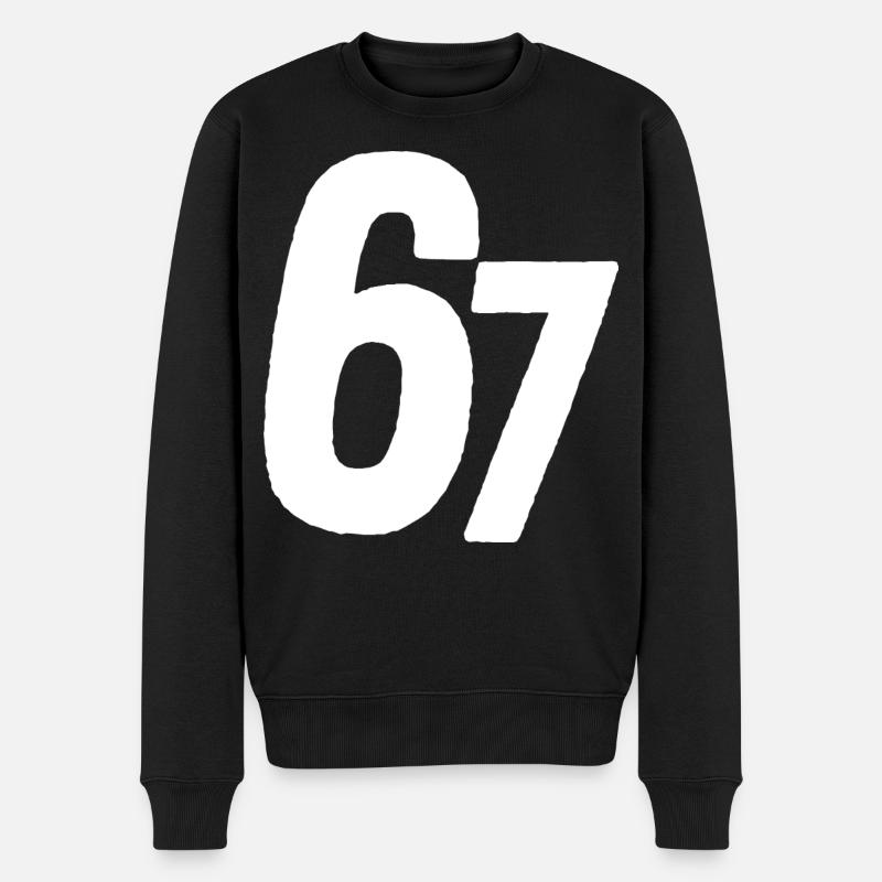 67 Six Sept - Pull Premium bio Homme - noir