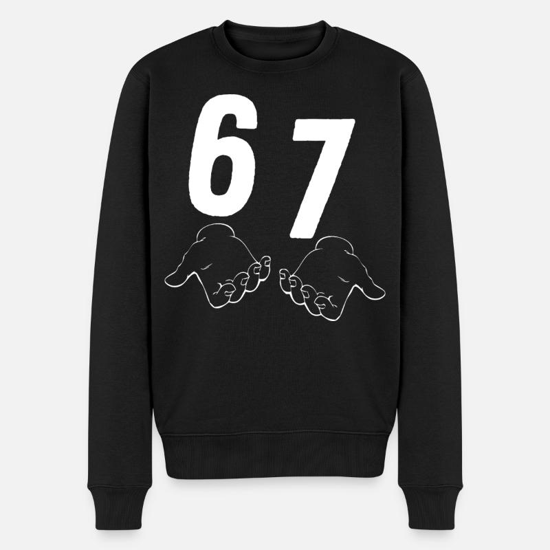 67 Six Sept - Pull Premium bio Homme - noir