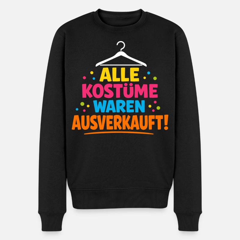HGHGHGFGFG - Männer Premium Bio Pullover - Schwarz