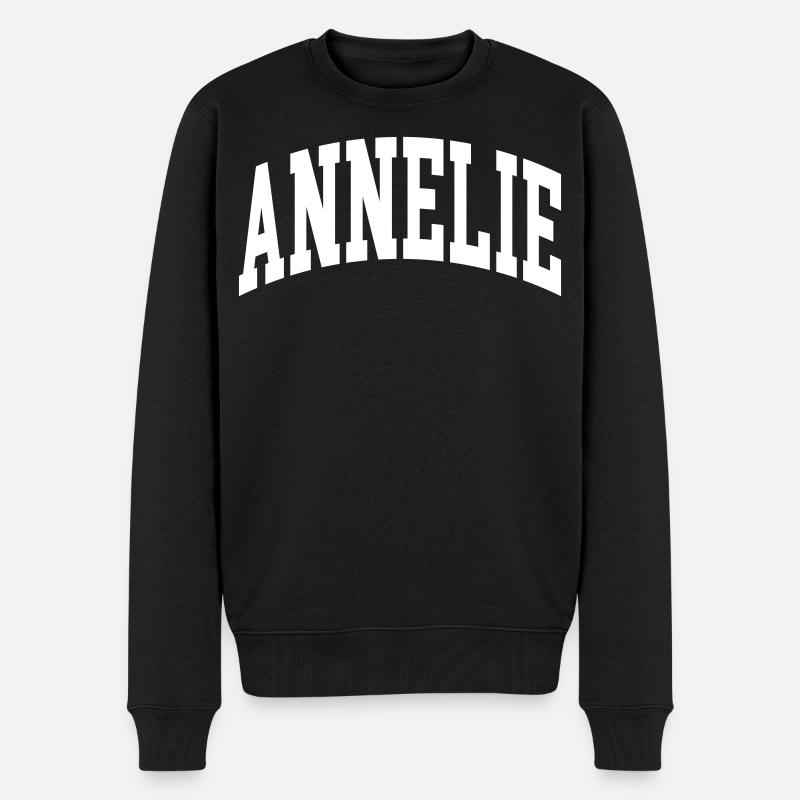 Annelie - Männer Premium Bio Pullover - Schwarz