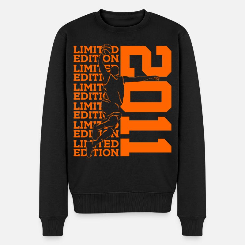 ÉDITION LIMITÉE 2011 BASKETBALL 15E ANNIVERSAIRE - Pull Premium bio Homme - noir