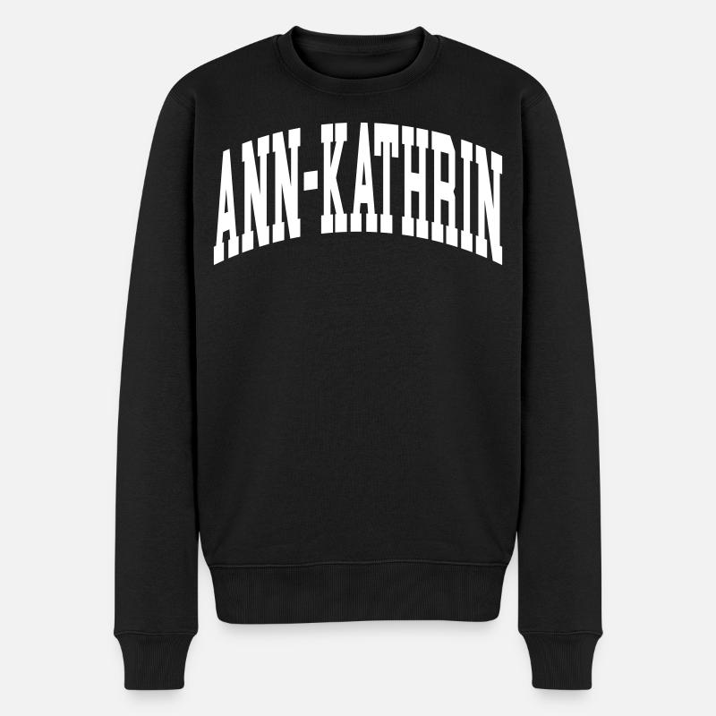 Ann-Kathrin - Männer Premium Bio Pullover - Schwarz