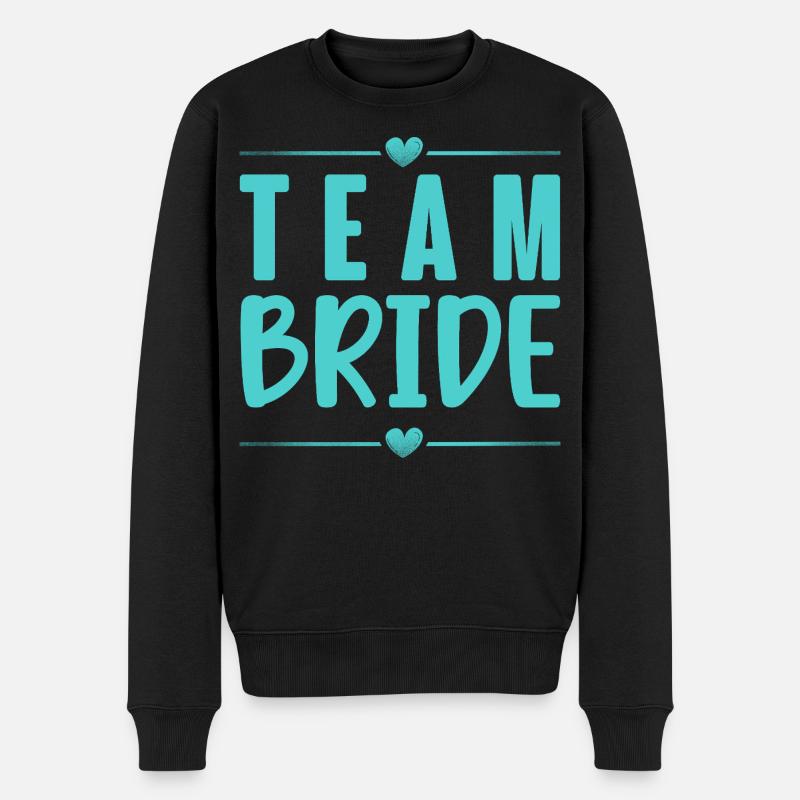 Team Braut JGA - Männer Premium Bio Pullover - Schwarz
