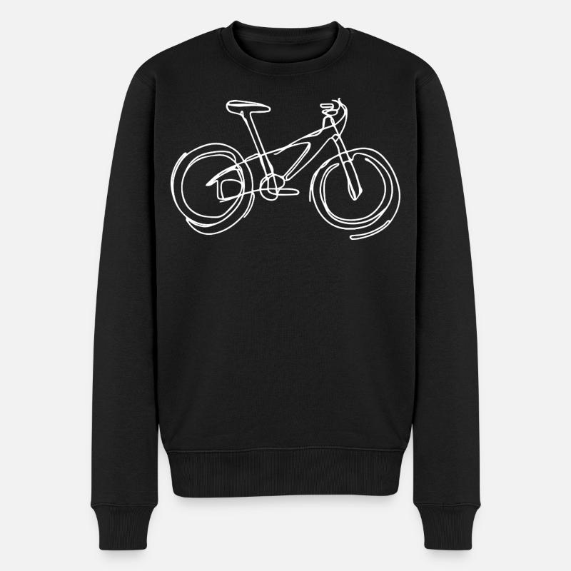 Dessin VTT - Pull Premium bio Homme - noir