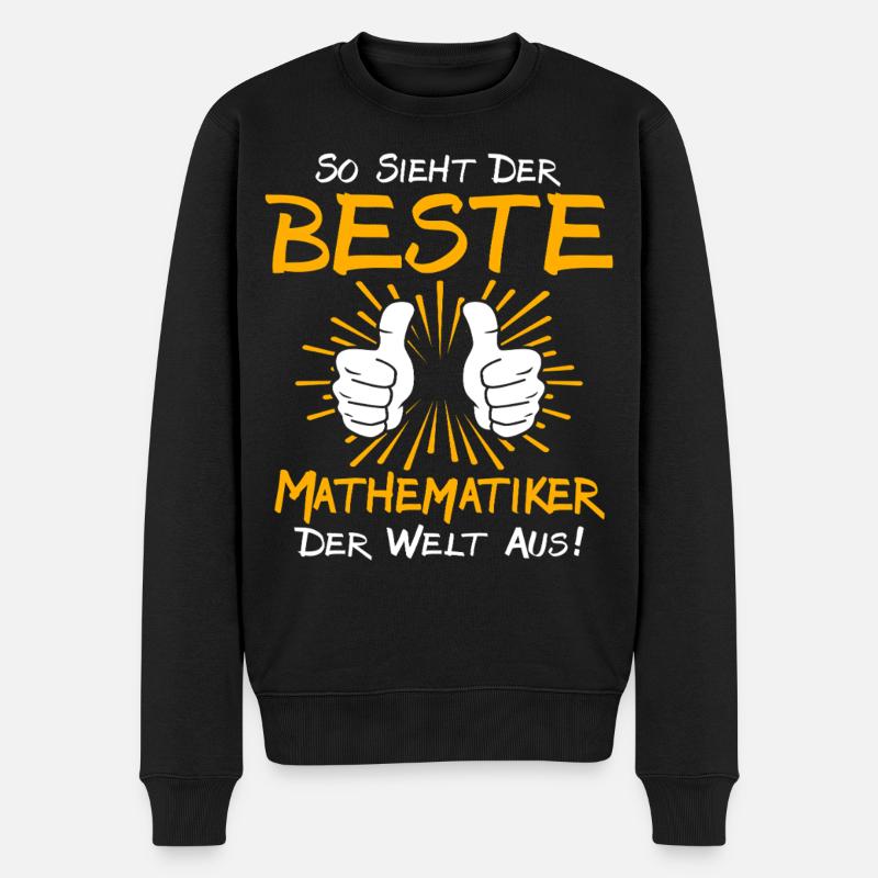 Mathematiker Geschenkidee - Männer Premium Bio Pullover - Schwarz
