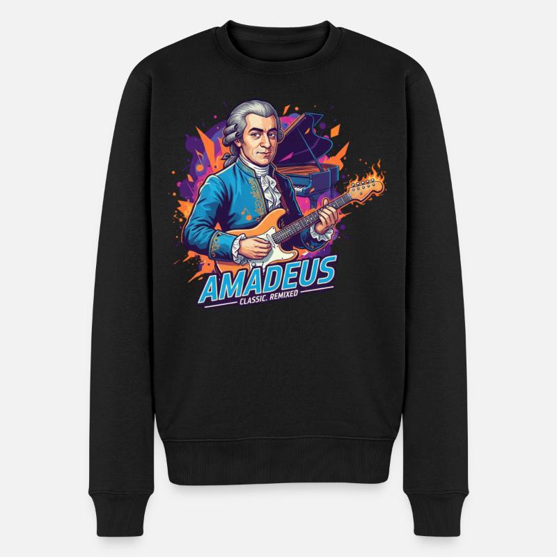 Temps d’Amadeus - Pull Premium bio Homme - noir