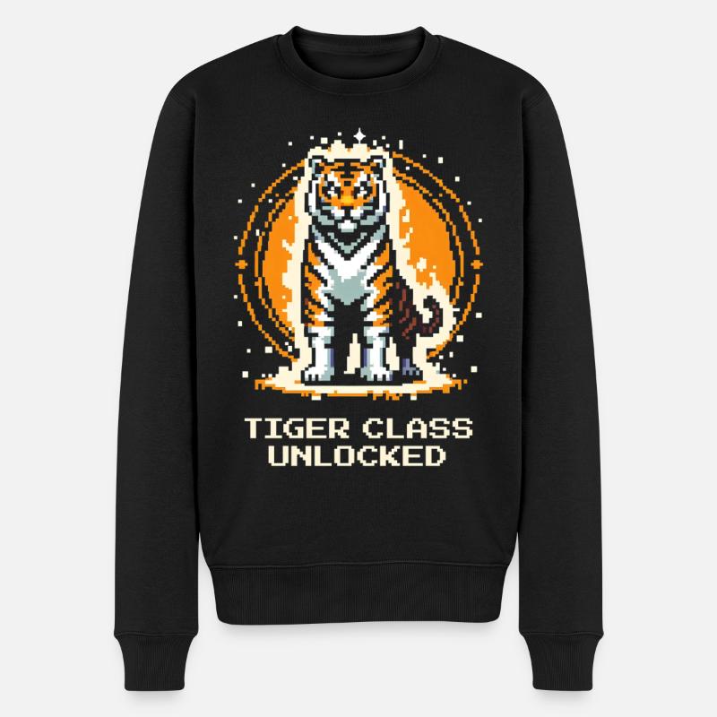 Classe Tigre Débloquée | Tigerpower - Pull Premium bio Homme - noir