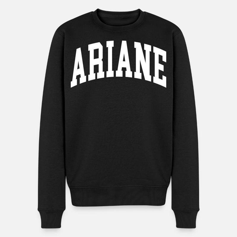 Ariane - Männer Premium Bio Pullover - Schwarz