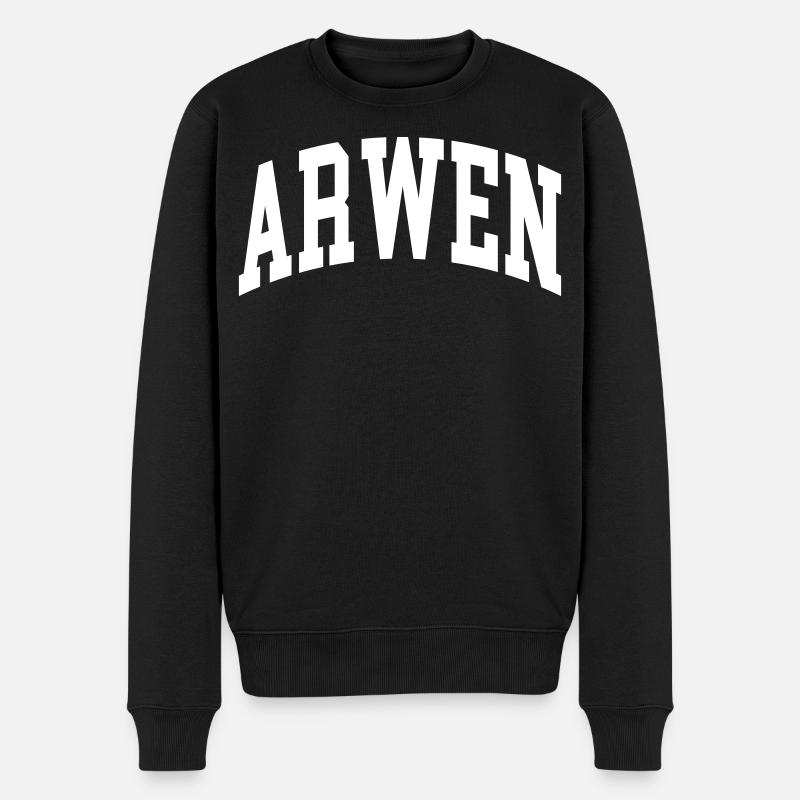 Arwen - Männer Premium Bio Pullover - Schwarz