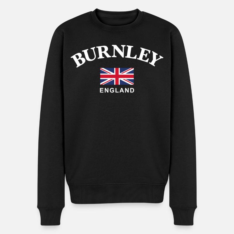 Burnley, Angleterre - Pull Premium bio Homme - noir