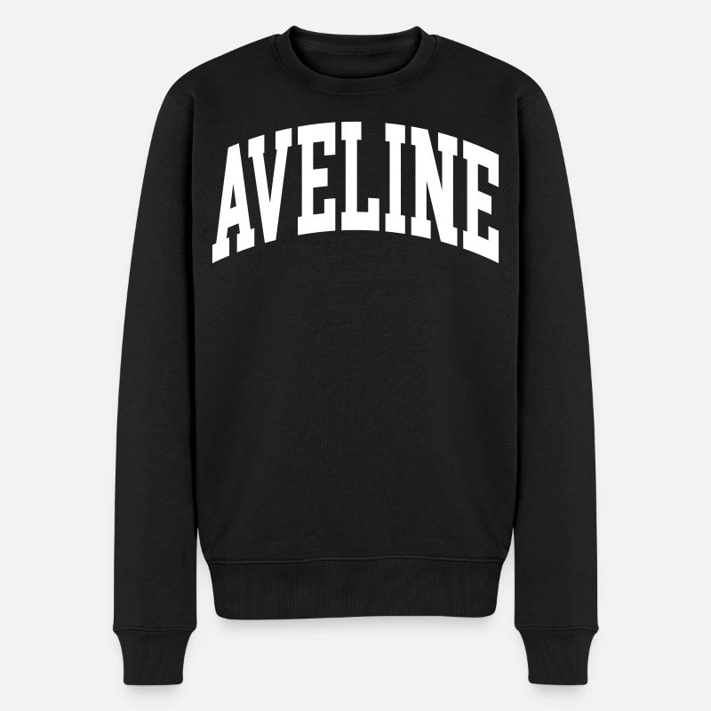 Aveline - Männer Premium Bio Pullover - Schwarz