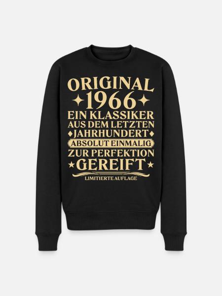 Originalklassikern från 1966, Last Century - Ekologisk premiumtröja herr - svart