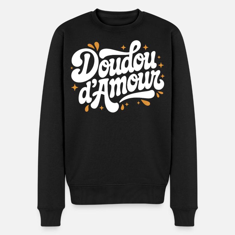 Doudou d’Amour - Pull Premium bio Homme - noir