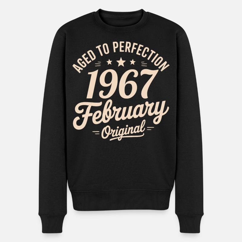 Février 1967 - February 1967 - Pull Premium bio Homme - noir