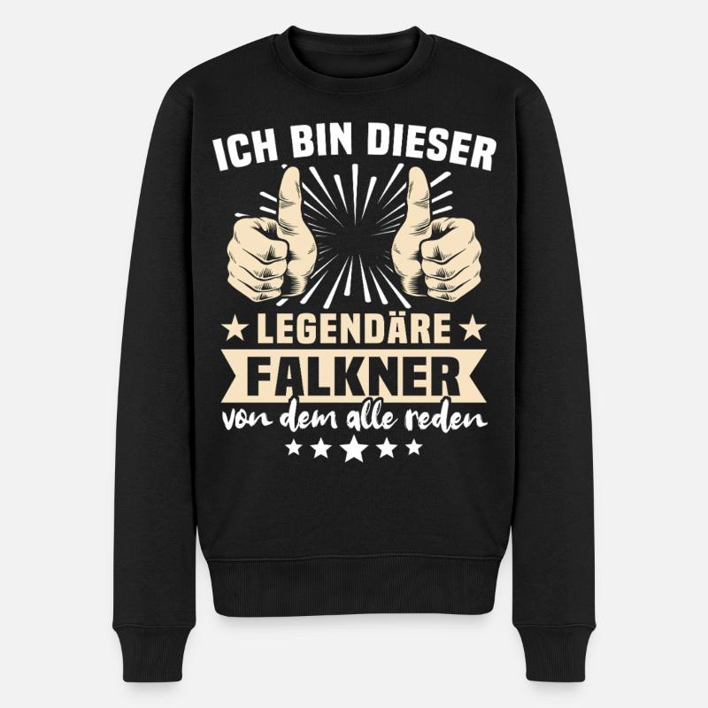 Dictons de Falkner - Pull Premium bio Homme - noir