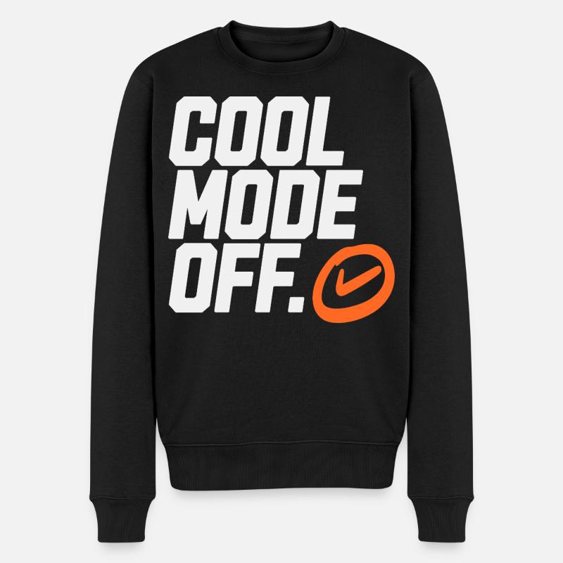 Coolmodus Aus Logo - Männer Premium Bio Pullover - Schwarz