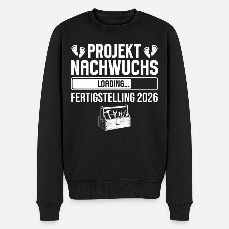 Projet Jeune Talent 2026 Papa Artisan - Pull Premium bio Homme - noir