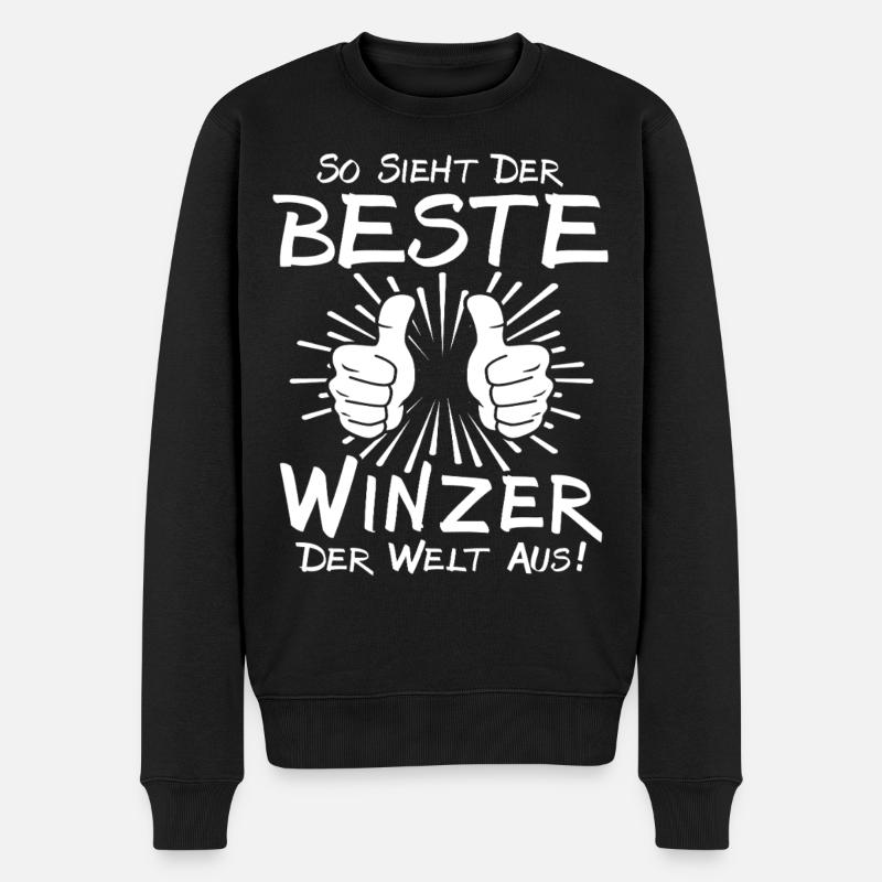 Meilleur Vigneron - Pull Premium bio Homme - noir
