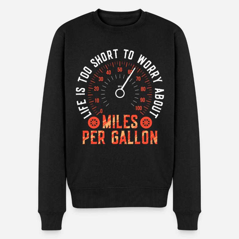 Collectionneur de voitures classiques - Pull Premium bio Homme - noir