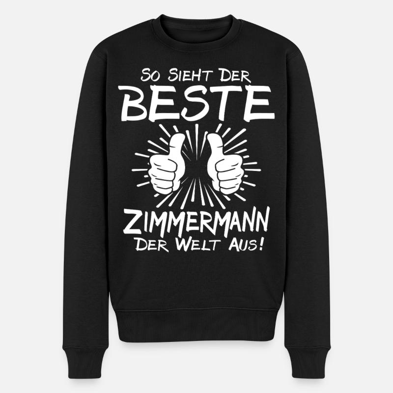 Meilleur charpentier - Pull Premium bio Homme - noir