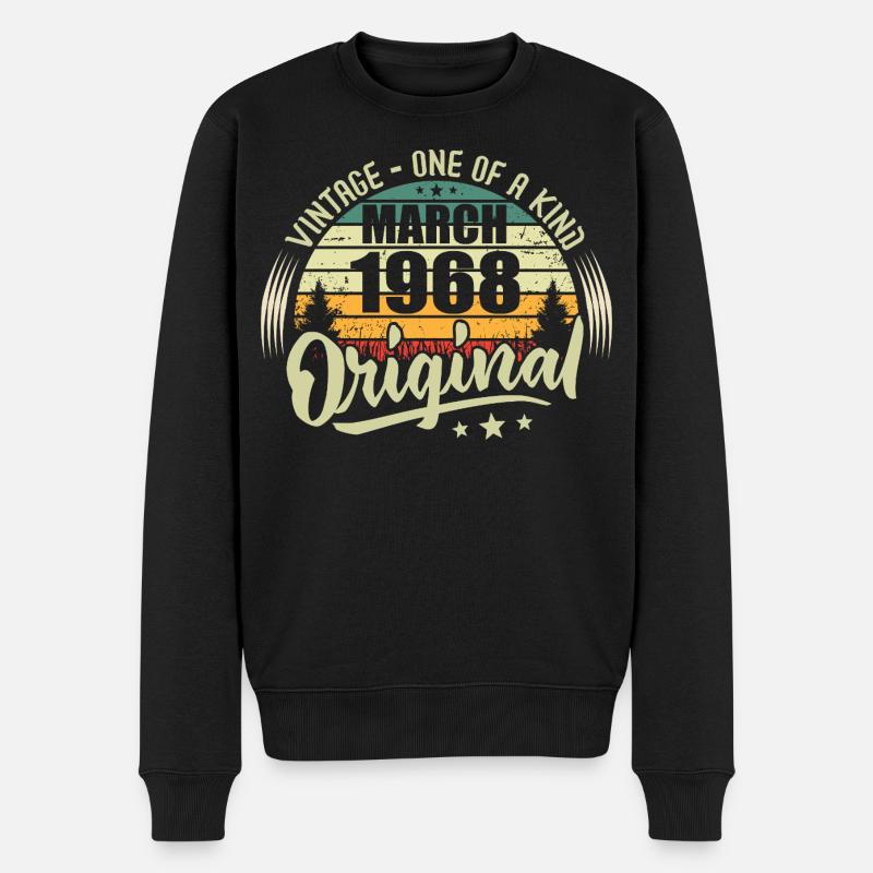 Légende Vivante Depuis Mars 1968 - Pull Premium bio Homme - noir