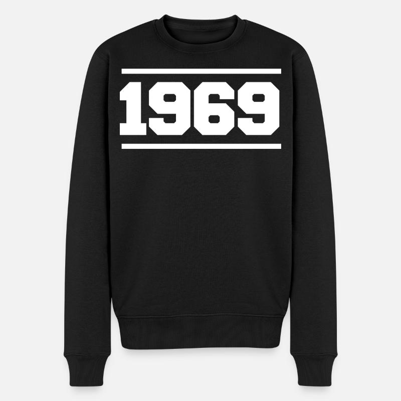 1969 Cadeau rétro 1969 - Pull Premium bio Homme - noir