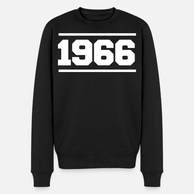 1966 Cadeau rétro 1966 - Pull Premium bio Homme - noir