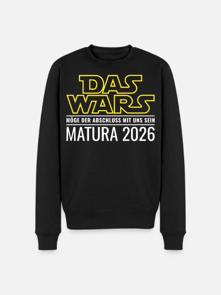 Matura 2026 Das wars - Männer Premium Bio Pullover - Schwarz