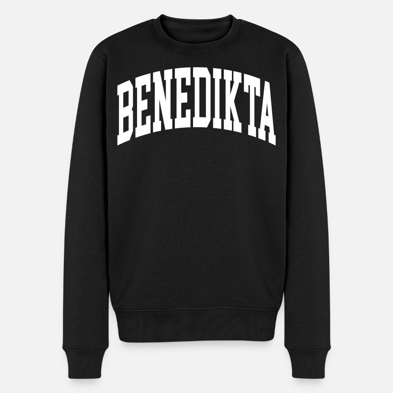 Benedikta - Pull Premium bio Homme - noir