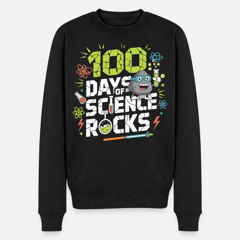 100 Jours de Science Rock - Pull Premium bio Homme - noir