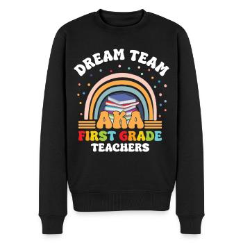 Équipe de rêve des profs 1er grade - Pull Premium bio Homme - noir - Devant - Nico (187cm)