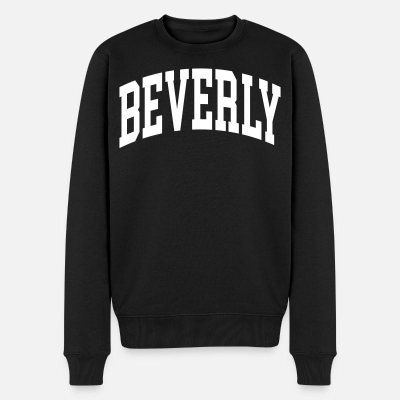 Beverly - Männer Premium Bio Pullover - Schwarz