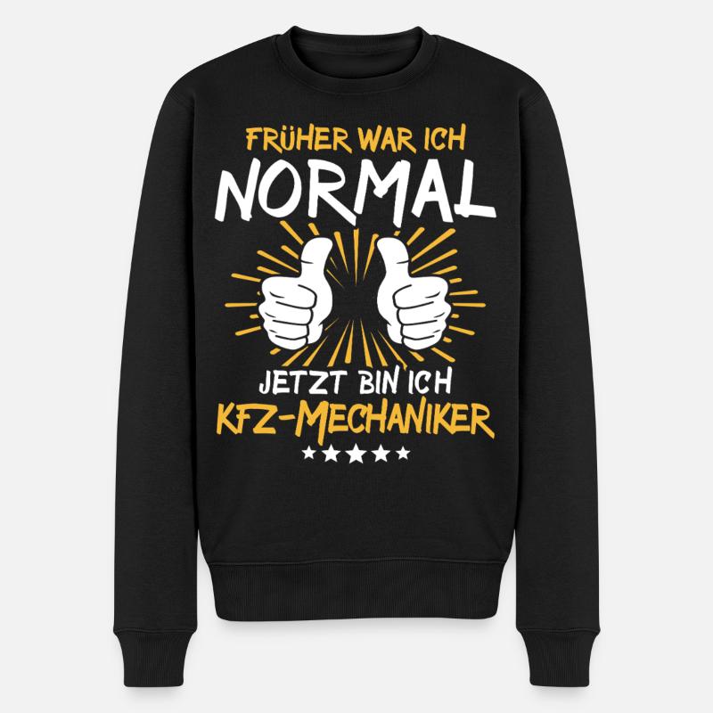 Un mécanicien automobile dit - Pull Premium bio Homme - noir