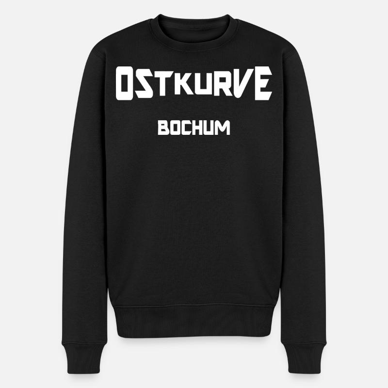 Schichtwechsel in Bochum Ruhrpott - Männer Premium Bio Pullover - Schwarz