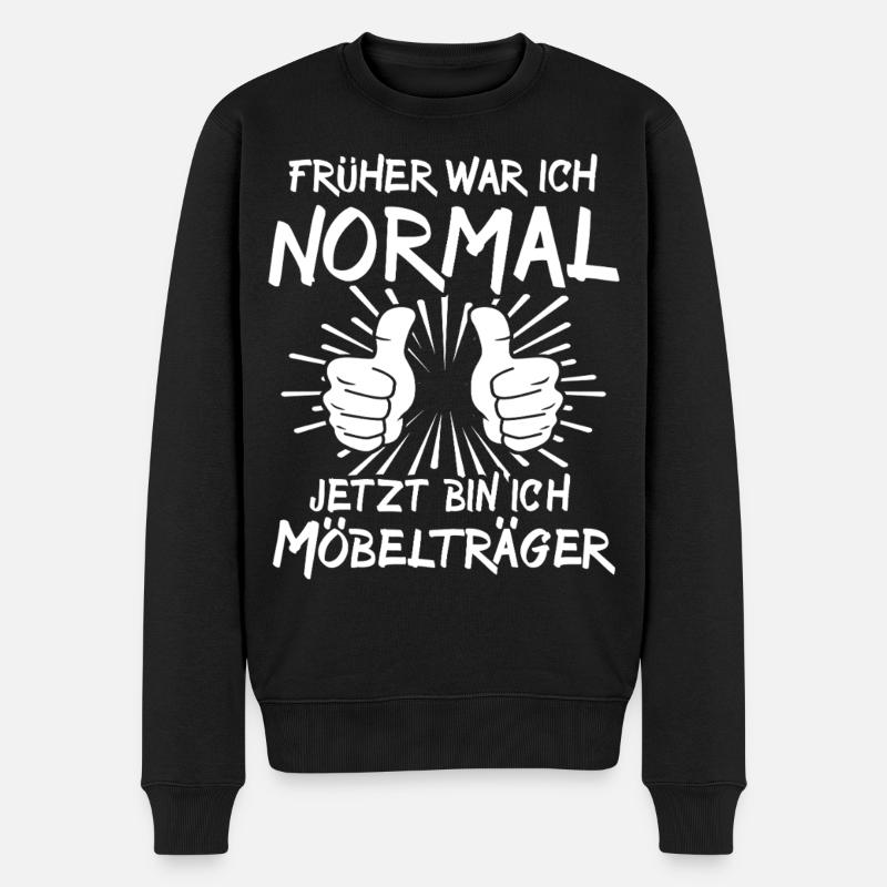 Möbelträger - Männer Premium Bio Pullover - Schwarz
