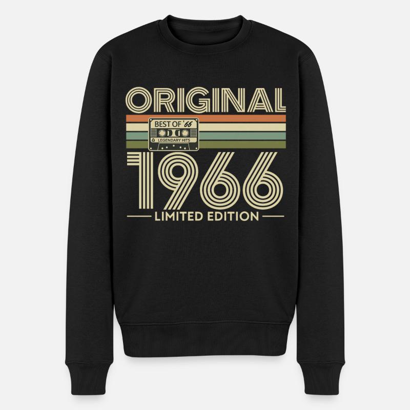 Originale limitierte Edition von 1966 - Männer Premium Bio Pullover - Schwarz