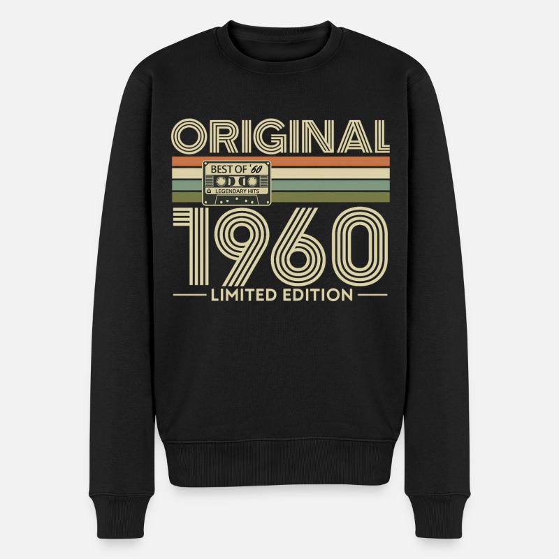 Original 1960s Cassette Édition Limitée - Pull Premium bio Homme - noir