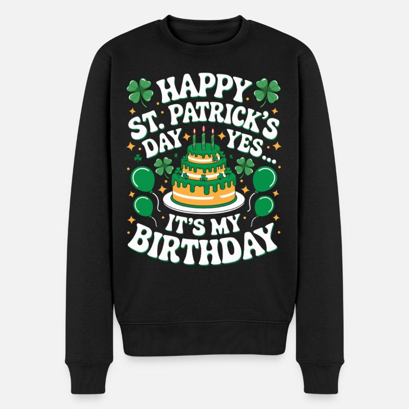 Gâteau d’anniversaire celtique - Pull Premium bio Homme - noir