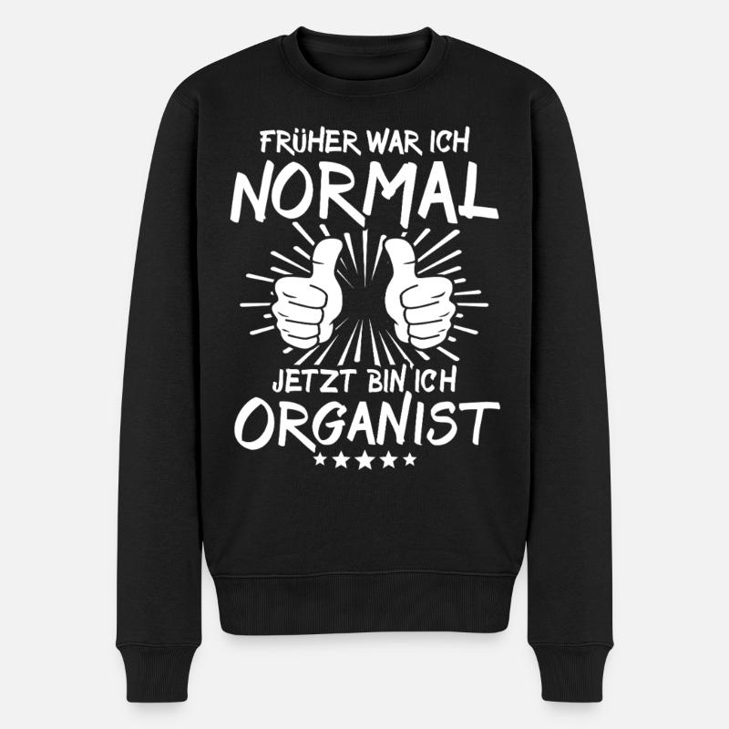 Organist - Männer Premium Bio Pullover - Schwarz