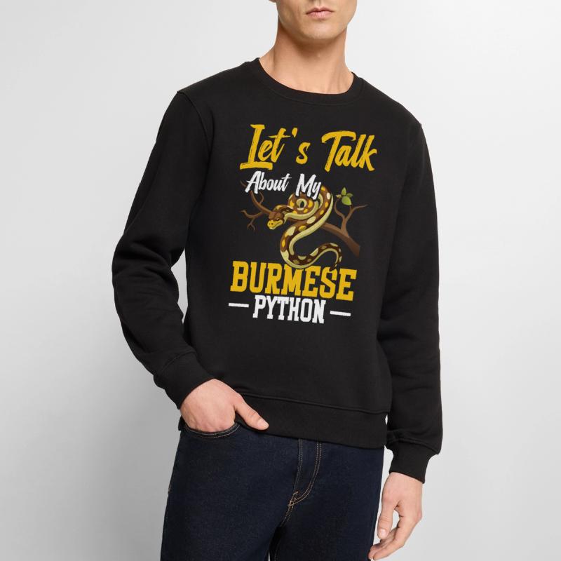 Propriétaire de python birman, terriarium de serpent, cacher un python Pull Premium bio Homme