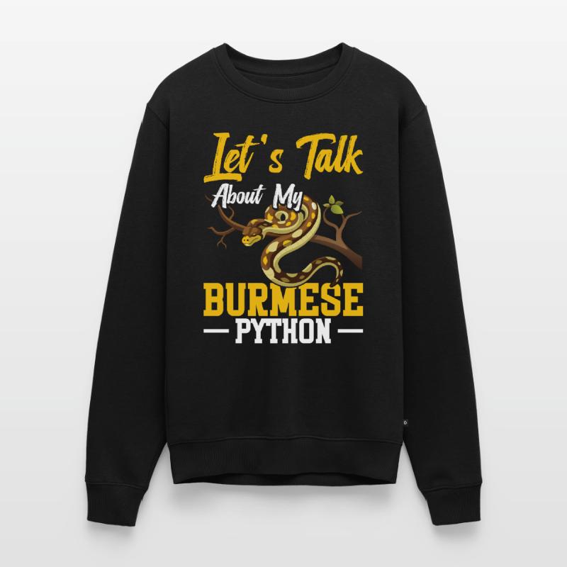 Propriétaire de python birman, terriarium de serpent, cacher un python Pull Premium bio Homme
