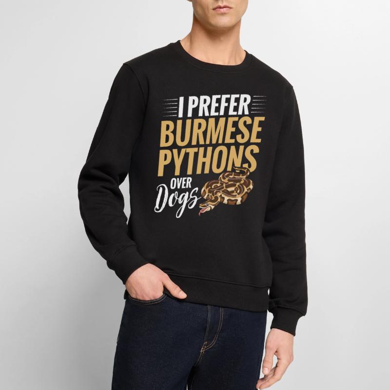 Python birman Stuff Reptile Foos Propriétaire de serpent Pull Premium bio Homme